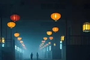 她的秘密书架剧集封面，书架与半开的门