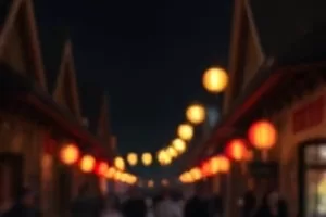 厨房里的月亮电影封面，夜晚厨房暖灯